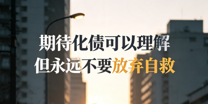 千万负债人期盼集体化债，残酷真相很少有人敢说